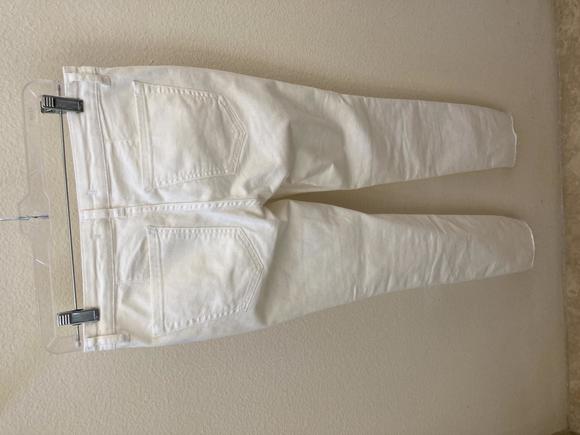 Free People Del Wray Off White Denim Jean 27 - Picture 4 of 4